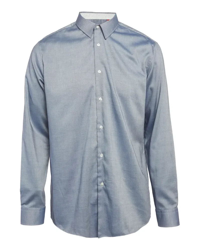 HUGO BOSS Gemustertes Hemd - Blau Blau