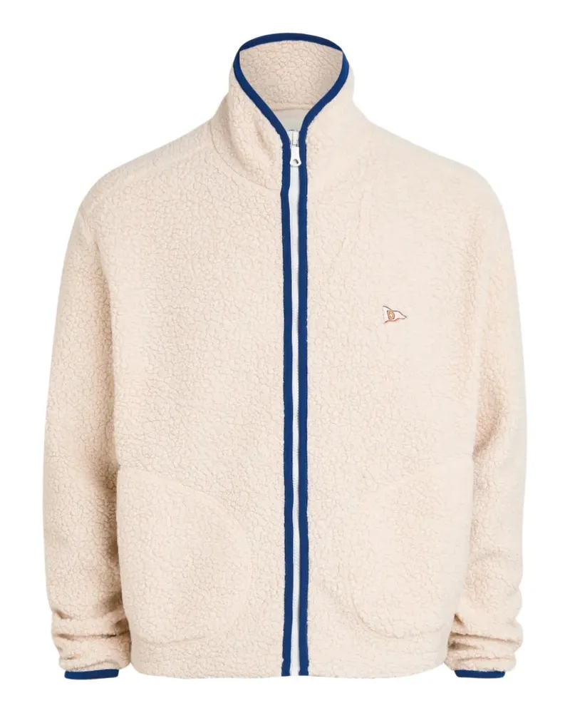 Drake's fleece zip-up jacket - Nude Nude