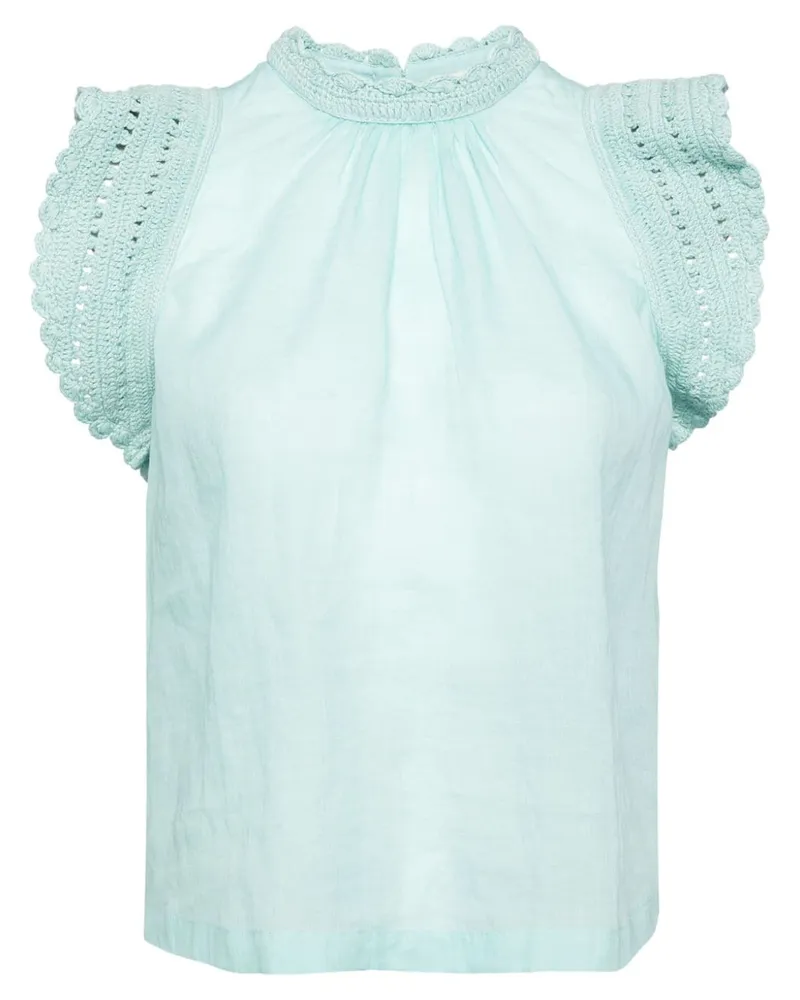 Ulla Johnson Kai Bluse - Blau Blau