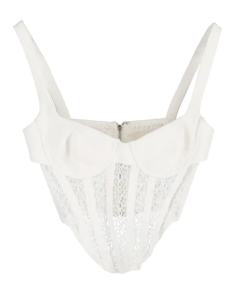 Dion Lee Contour Combo corset top - Weiß Weiß