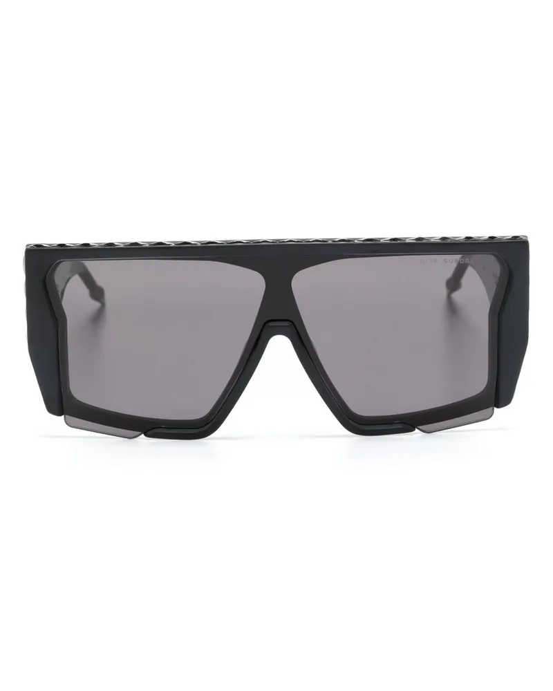 DITA Eckige Subdrop Sonnenbrille - Schwarz Schwarz