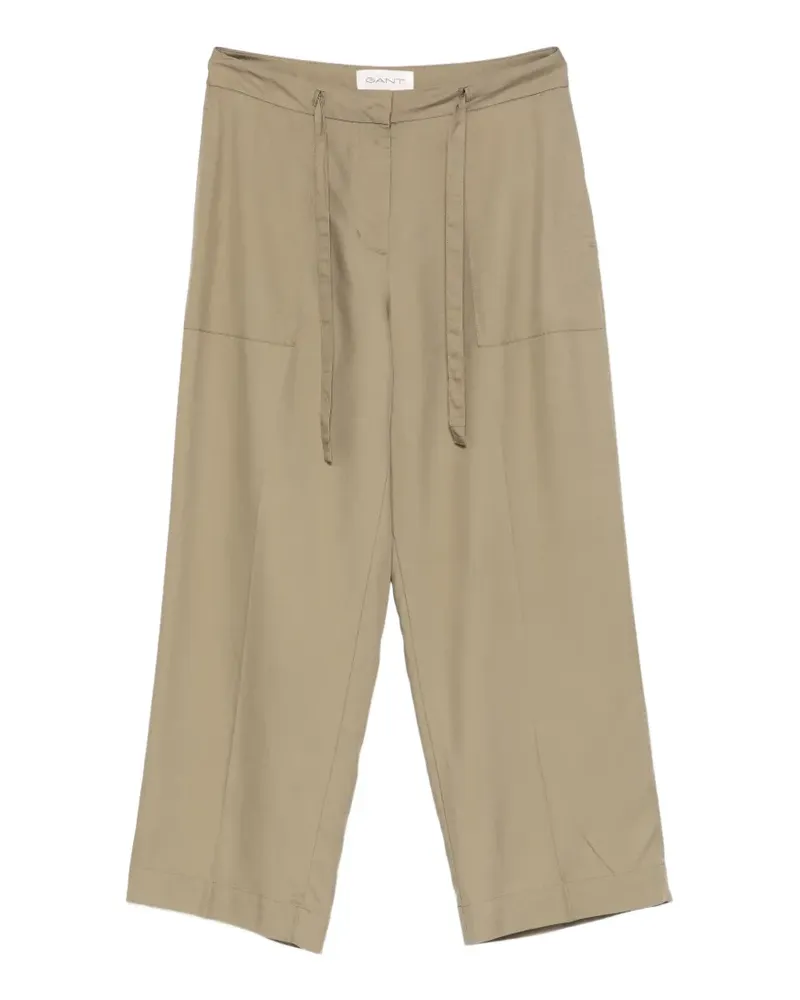 Gant tie-waist trousers - Grün Grün