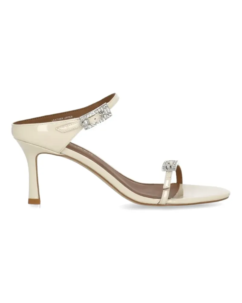 Kurt Geiger rhinestone-embellished buckle sandals - Nude Nude