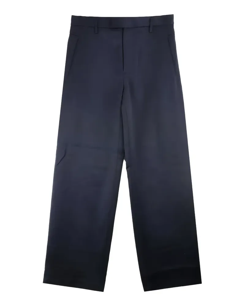 Omar Afridi straight-leg trousers - Blau Blau
