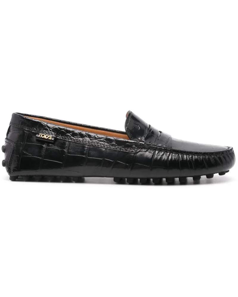 TOD'S Gommino Driving Loafer - Schwarz Schwarz