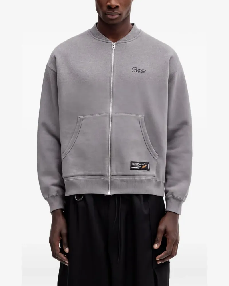 Neighborhood Sweatshirt mit Reißverschluss - Grau Grau