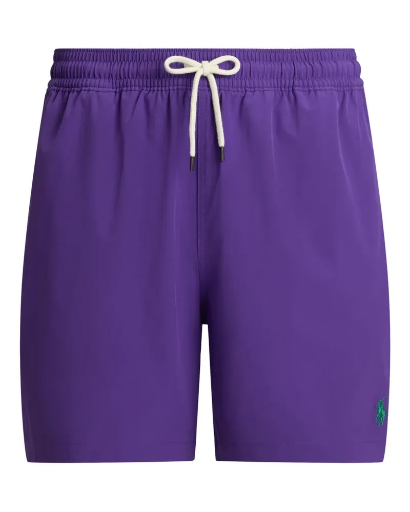 Ralph Lauren Traveller Badeshorts mit Pony-Stickerei - Violett Violett