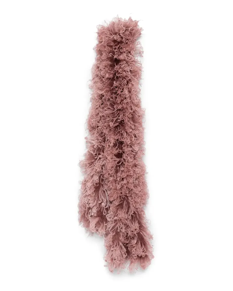 Valentino Garavani feather scarf - Rosa Rosa