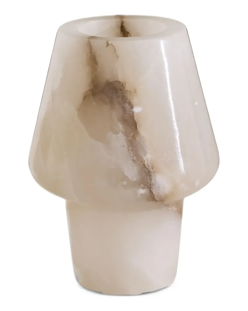 Soho Home Ava Vase aus Marmor - Weiß Weiß