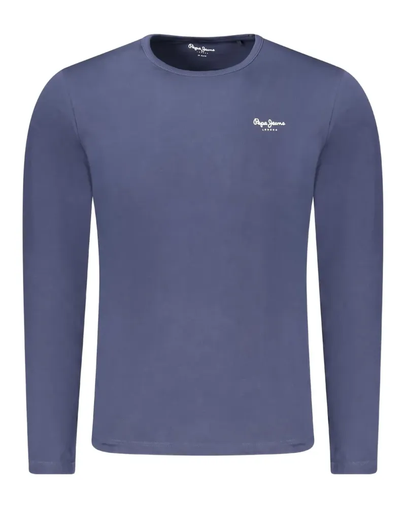 Pepe Jeans Langarmshirt mit Rundhalsausschnitt - Blau Blau