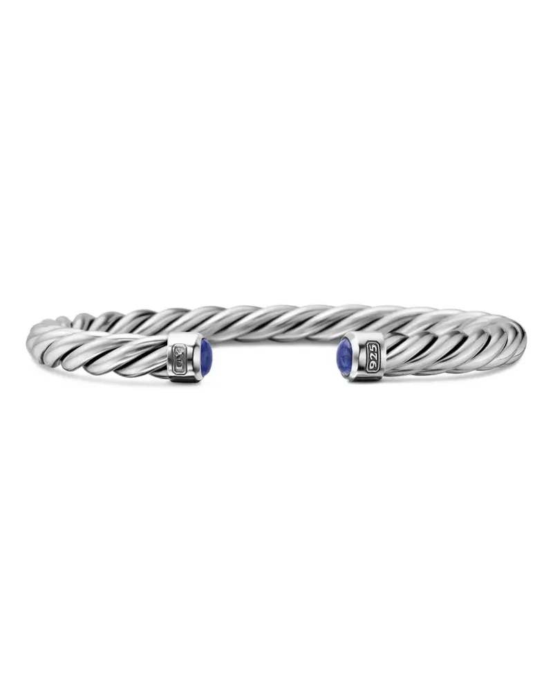 David Yurman Cable Cuff Armspange aus Sterlingsilber 6mm Silber