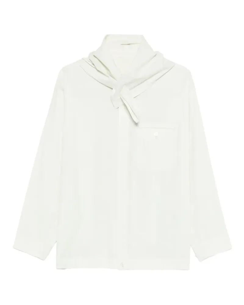 Issey Miyake Langärmeliges Hemd - Grün Grün