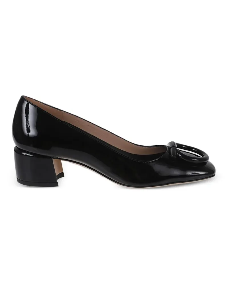 Ferragamo mara buckle leather pumps - Schwarz Schwarz