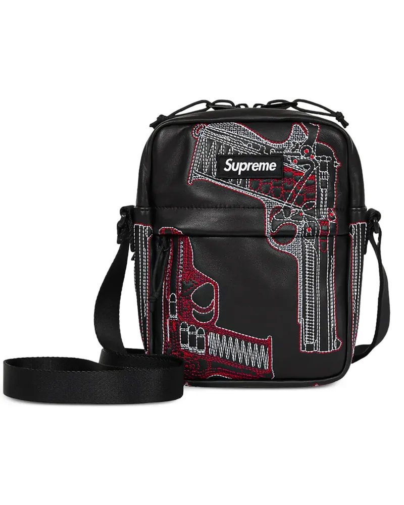 Supreme Being Kuriertasche mit Stickerei - Schwarz Schwarz