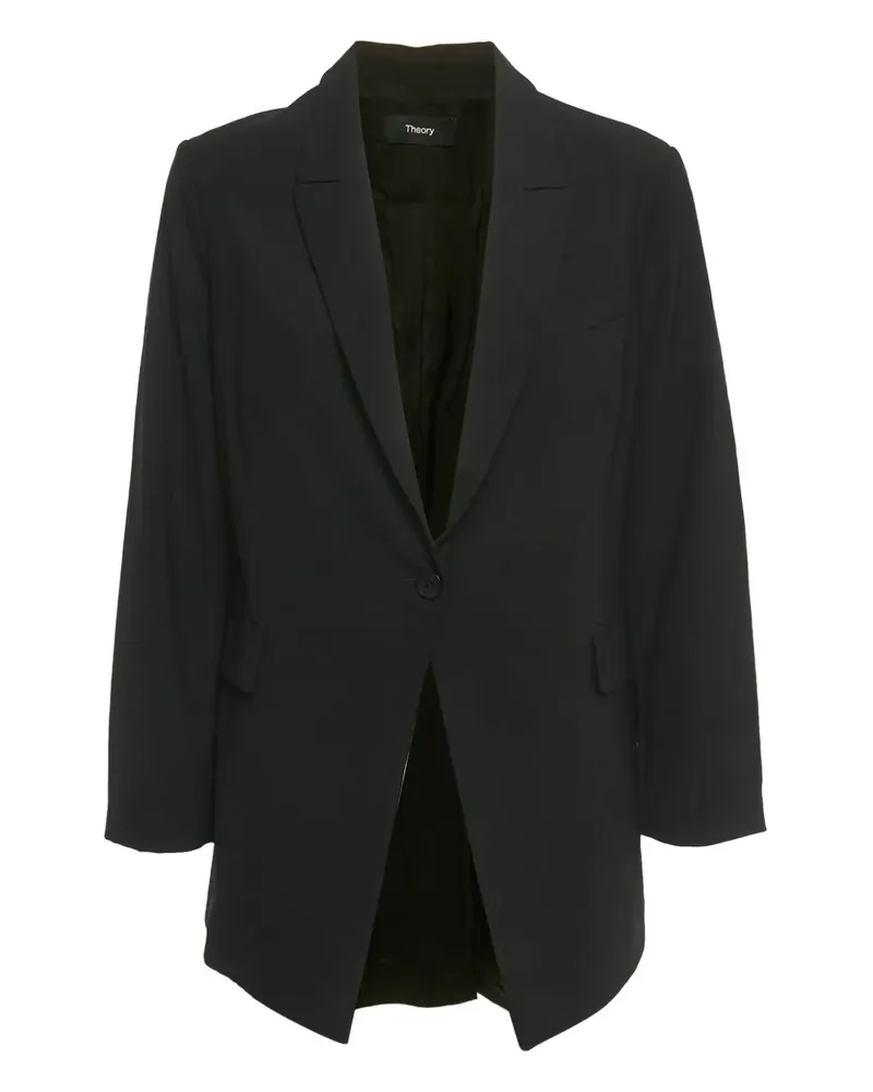 Theory Einreihiger Blazer - Schwarz Schwarz