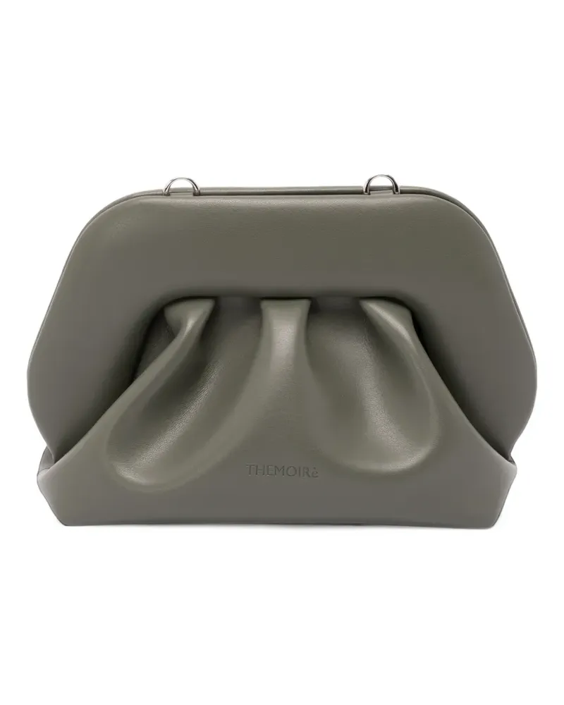 THEMOIRÈ Kleine Bios Clutch mit Raffung - Grün Grün
