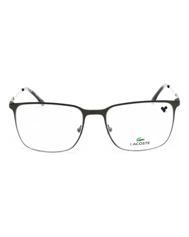 Lacoste rectangle-frame glasses - Schwarz Schwarz