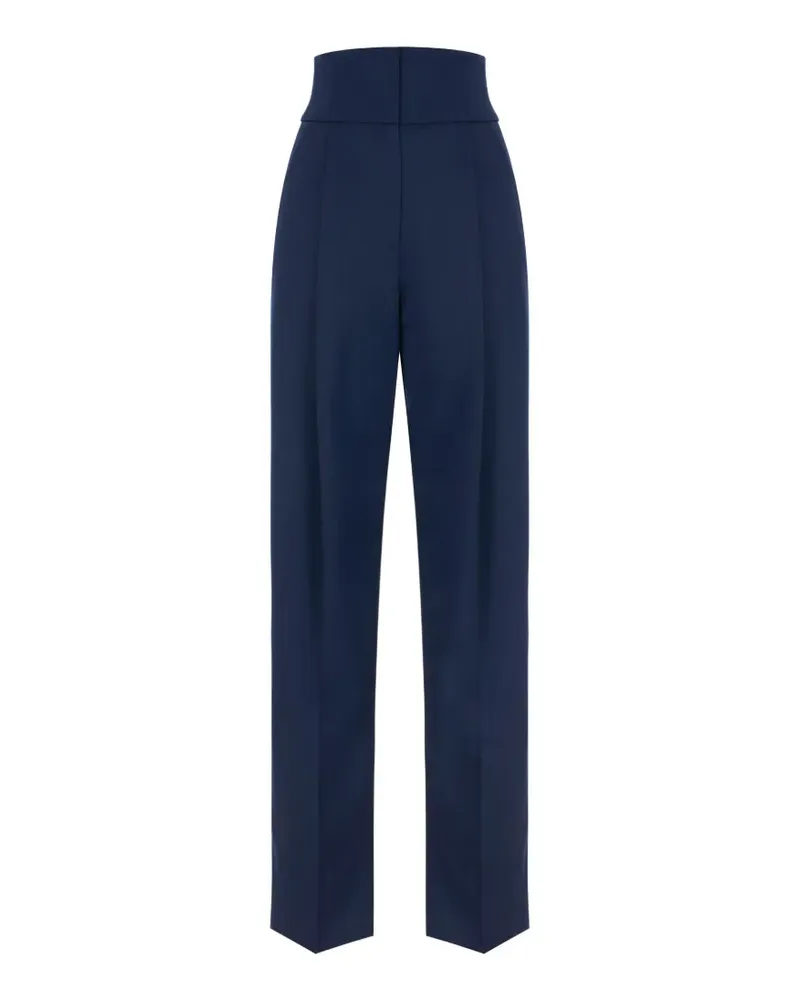 Elisabetta Franchi Hose aus Gabardine - Blau Blau