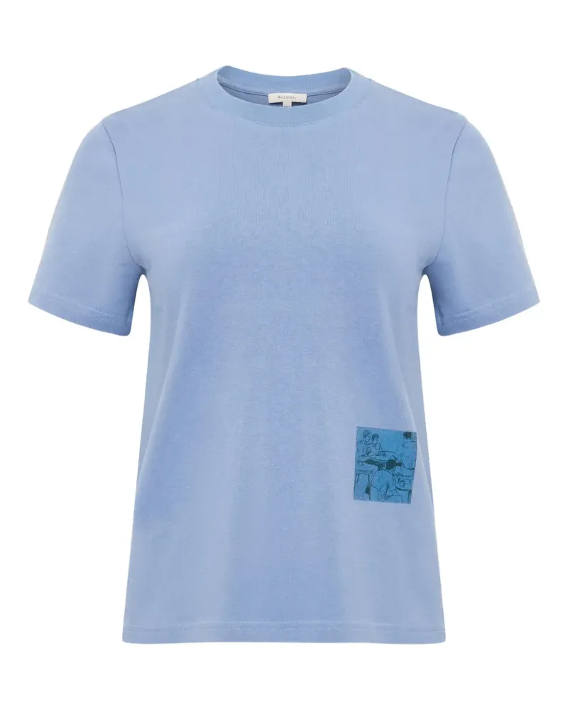 J.W.Anderson T-Shirt mit grafischem Print - Blau Blau
