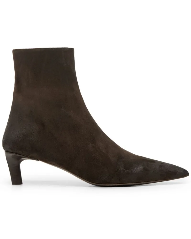 Marsèll Wildlederstiefel mit spitzer Kappe - Braun Braun