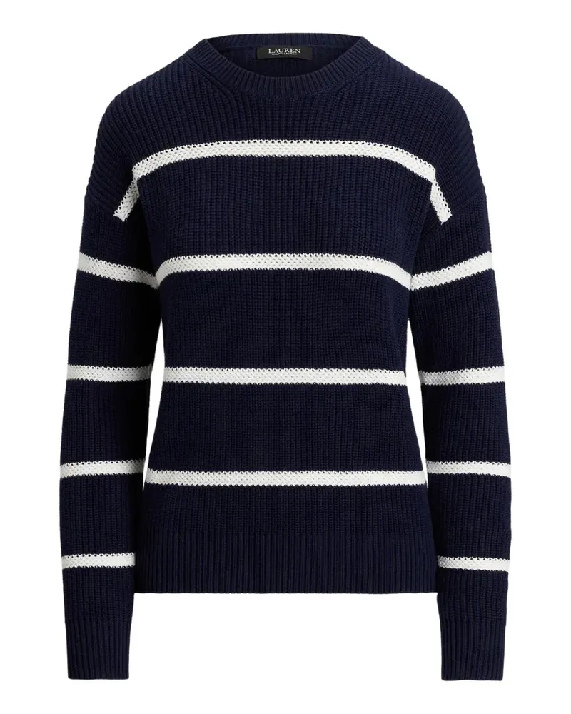 Ralph Lauren striped cotton-knit sweater - Blau Blau