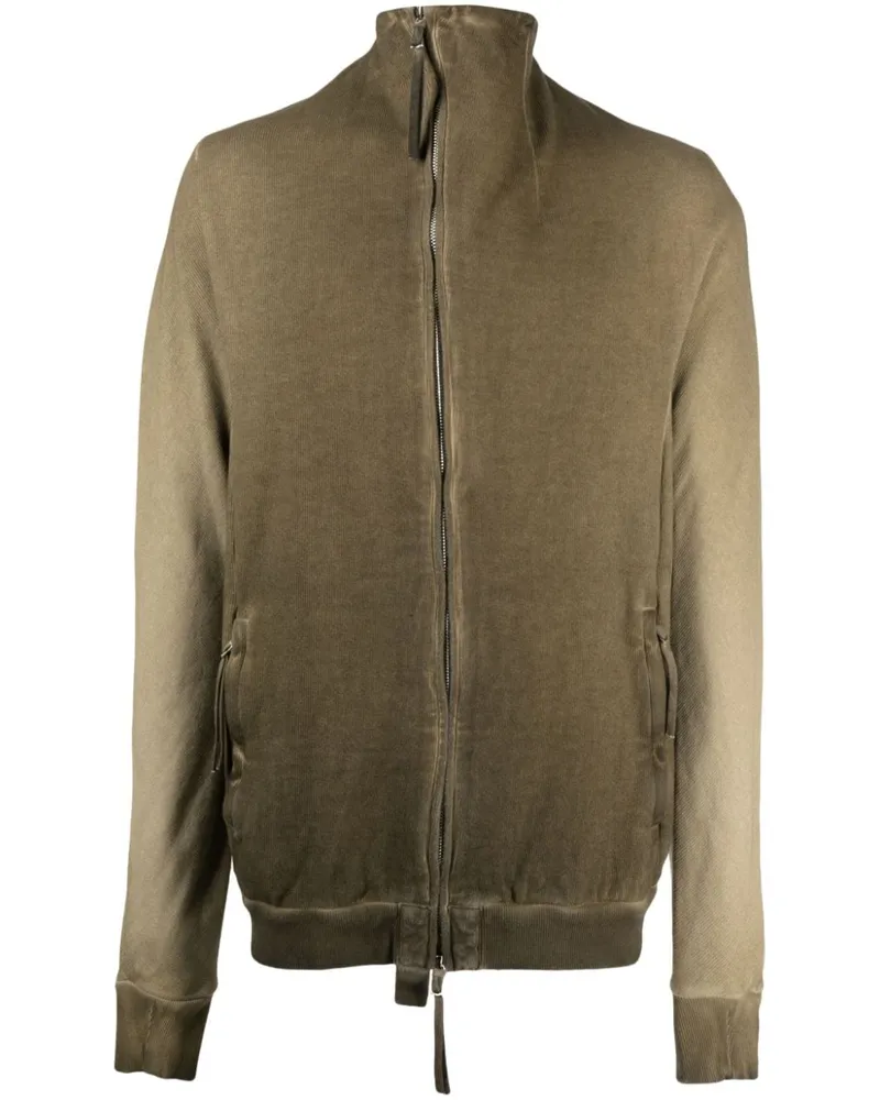 Boris Bidjan Saberi Cardigan mit Farbverlauf-Optik - Grün Grün