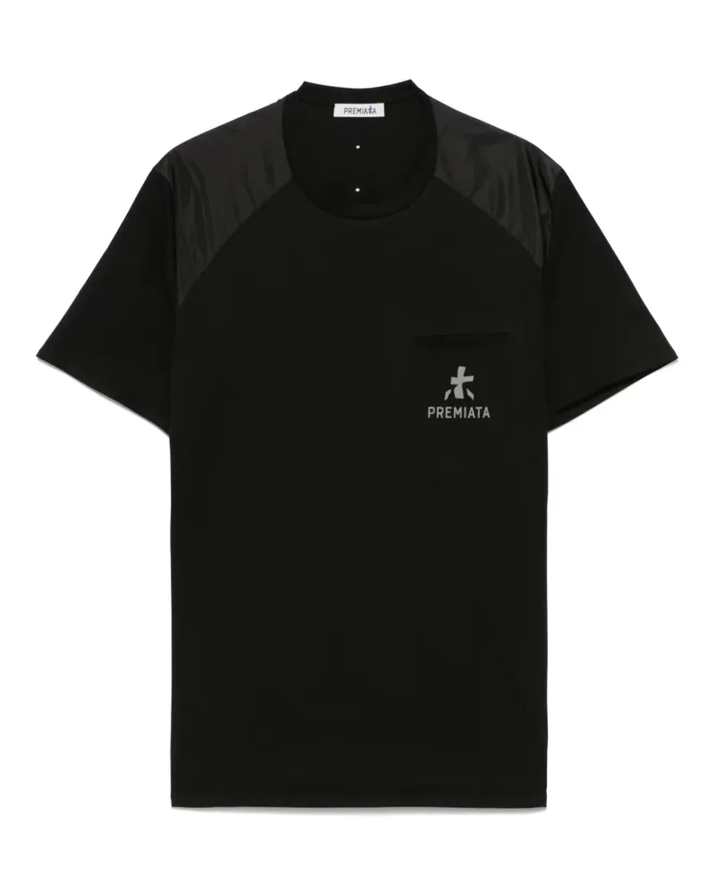 Premiata T-Shirt mit Logo-Print - Schwarz Schwarz
