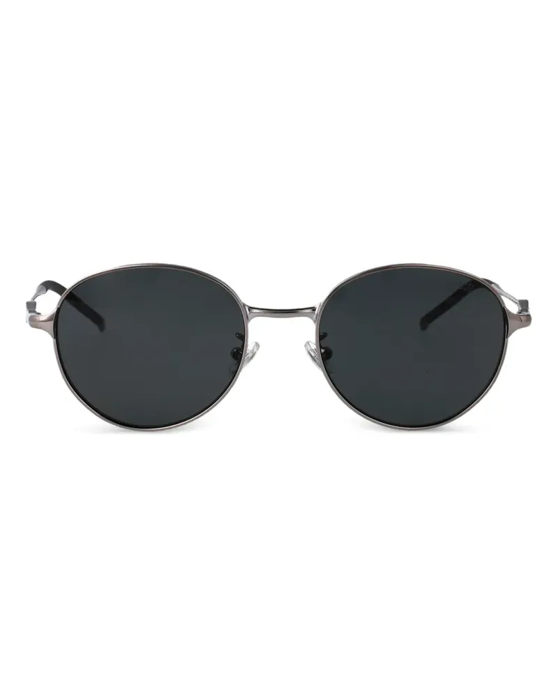 Diesel Sonnenbrille mit ovalem Gestell - Grau Grau