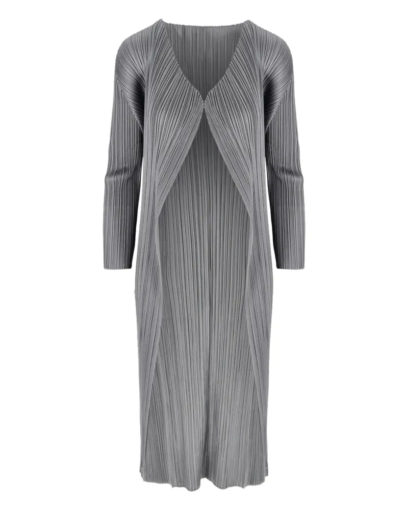Issey Miyake Mantel mit Falten - Grau Grau