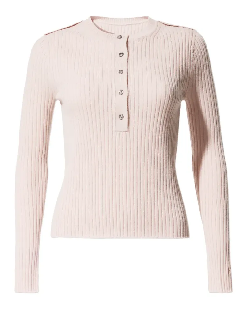 Perfect Moment Henley-neck top - Rosa Rosa