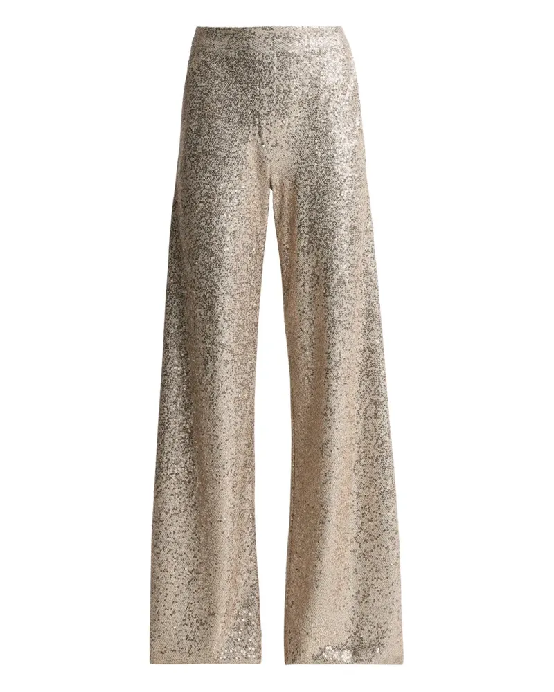ST. JOHN Hose mit Pailletten - Gold Gold