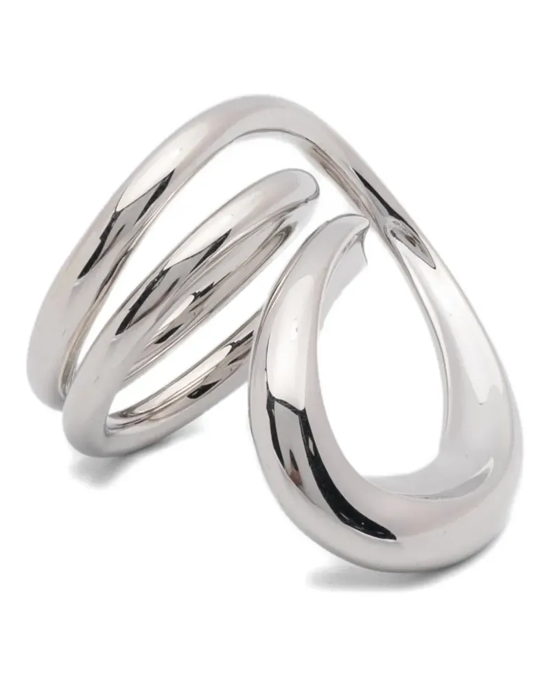 Charlotte Chesnais Bague Round Trip Blow Ring - Silber Silber