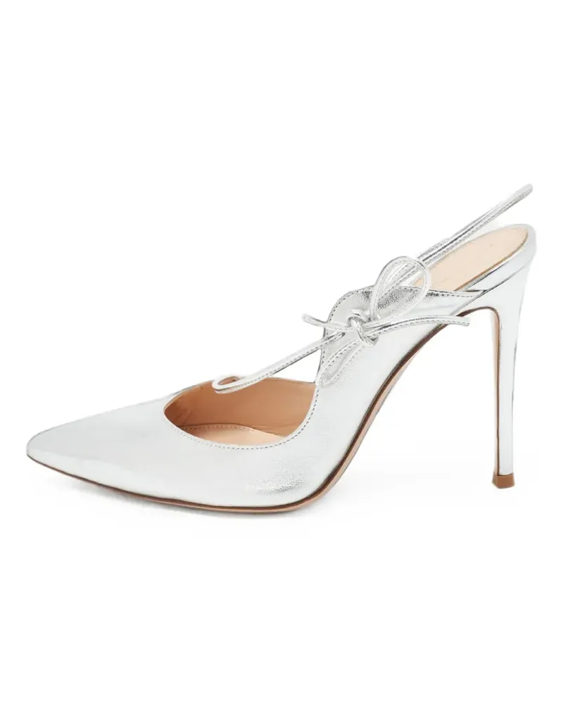 Gianvito Rossi Manhattan D'Orsay pumps - Silber Silber