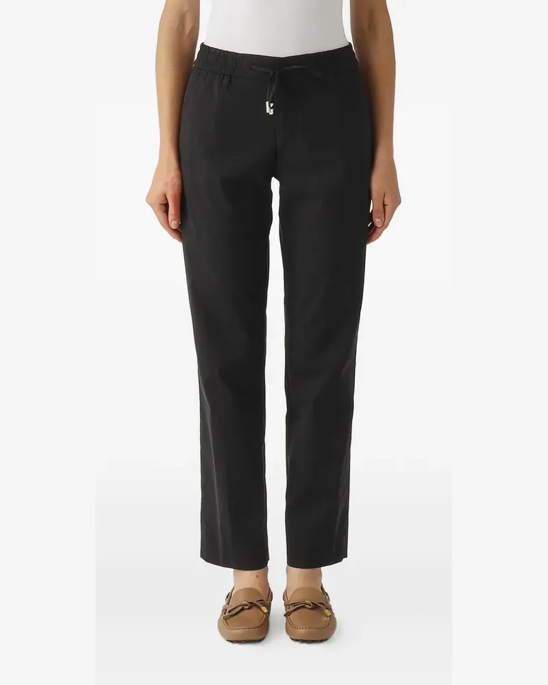 PT TORINO drawstring elasticated-waist trousers - Schwarz Schwarz