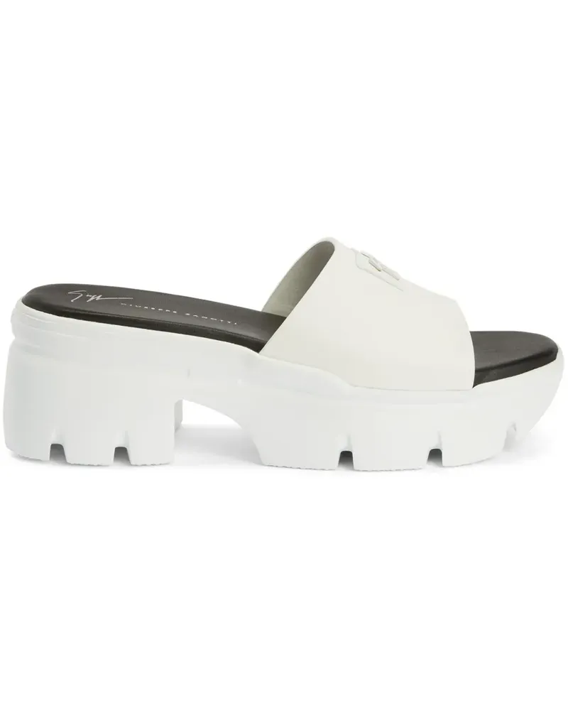 Giuseppe Zanotti Apocalypse Hot Pantoletten 60mm - Weiß Weiß