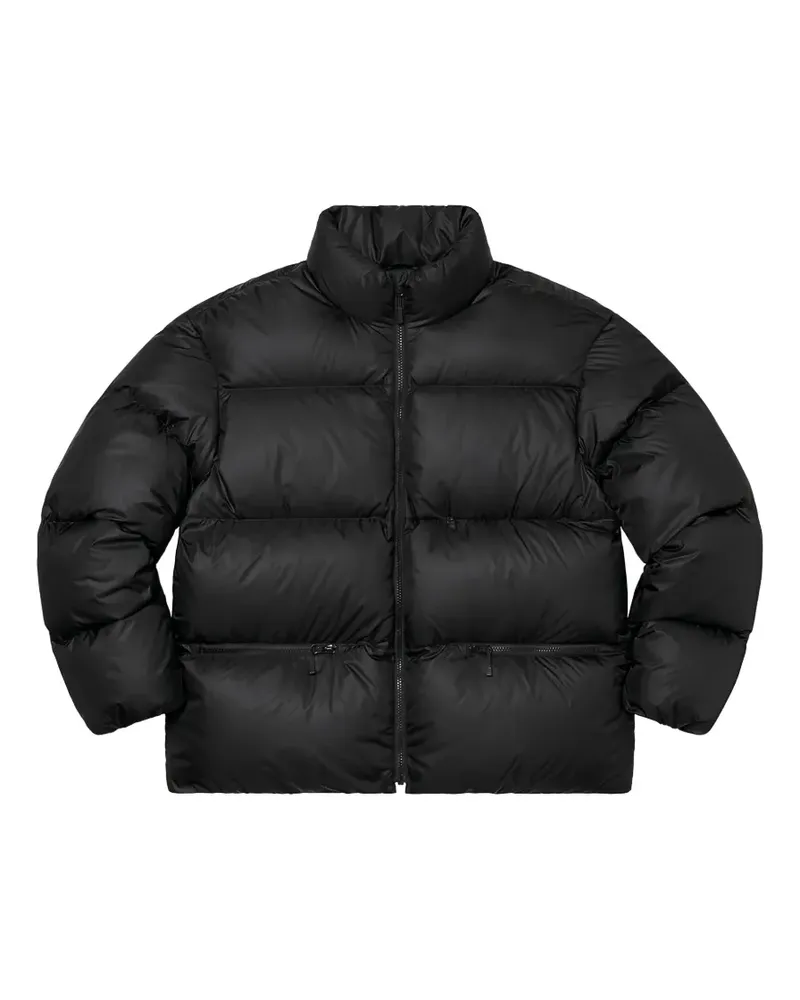 Supreme Being Yohji Yamamoto logo-print down jacket - Schwarz Schwarz