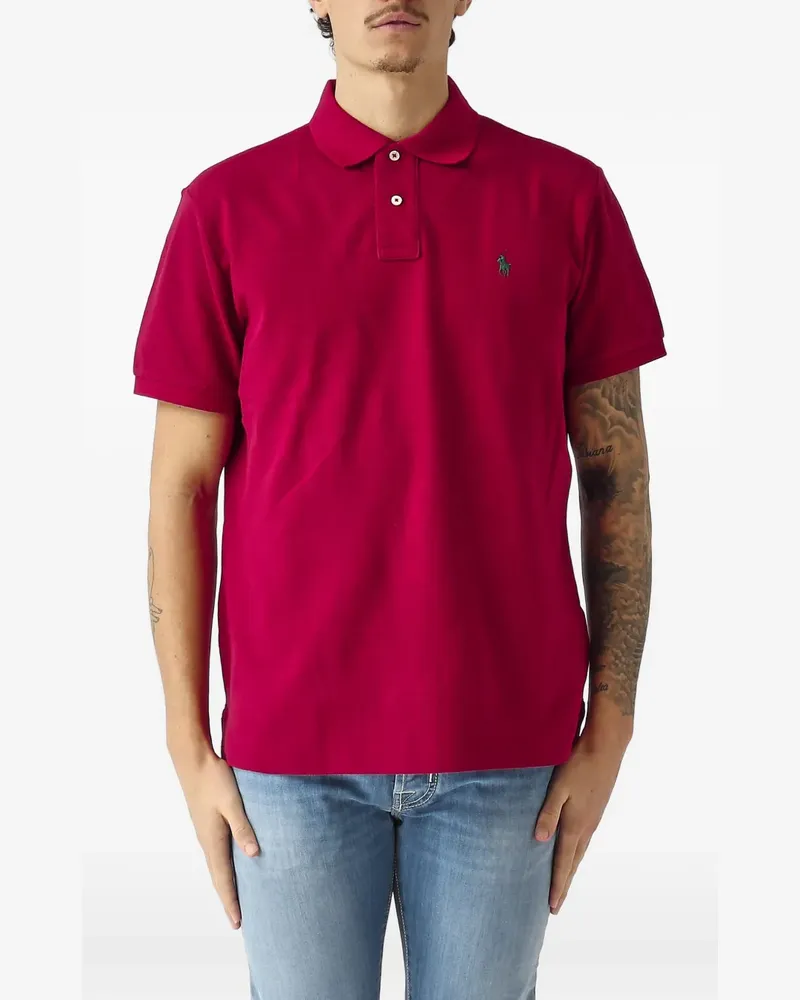 Ralph Lauren Poloshirt mit Logo-Stickerei - Rot Rot