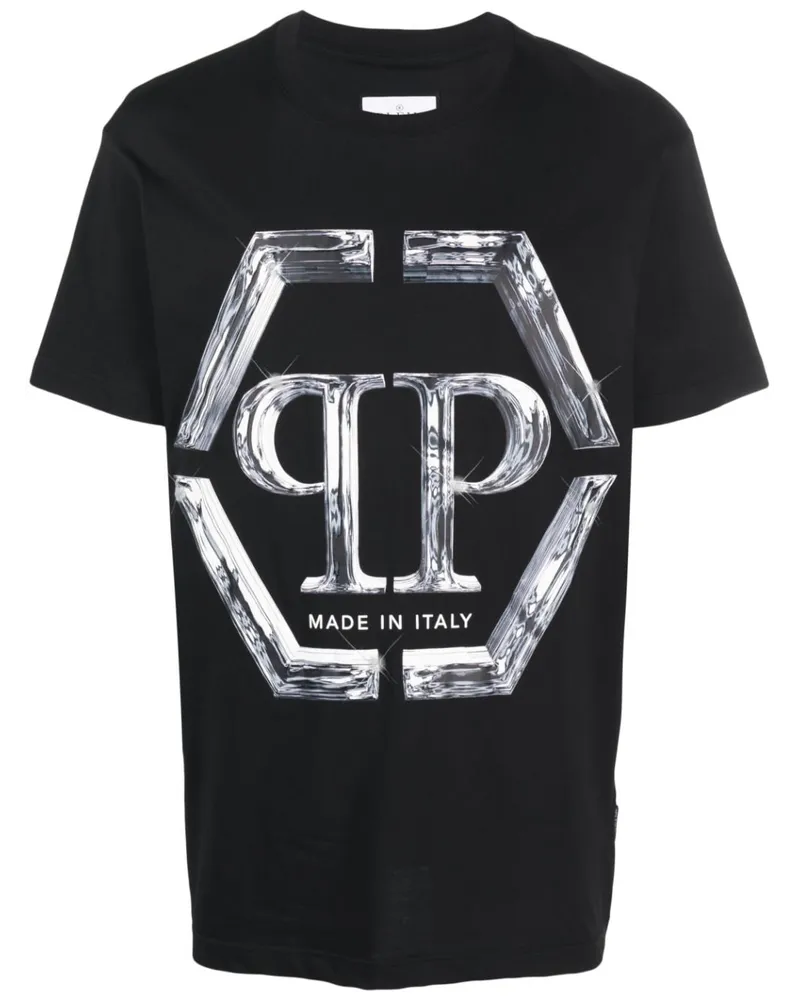 Philipp Plein PP Glass T-Shirt - Schwarz Schwarz