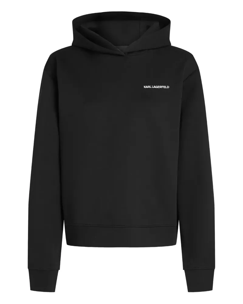 Karl Lagerfeld Hoodie mit Kapuze - Schwarz Schwarz