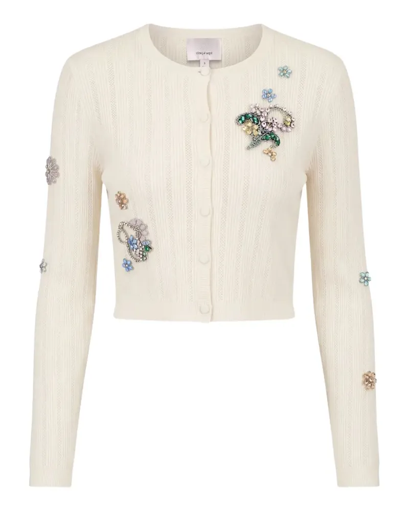 Cinq à Sept Allison Cardigan - Weiß Weiß