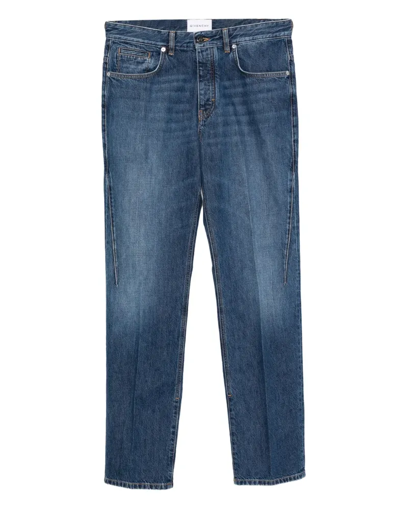 Givenchy Jeans mit Logo-Stickerei - Blau Blau