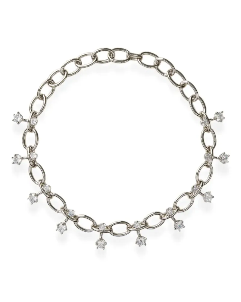 PANCONESI Diamanti Halskette mit Zirkon - Silber Silber