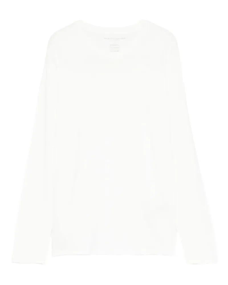 Majestic Pullover mit Rundhalsausschnitt - Weiß Weiß