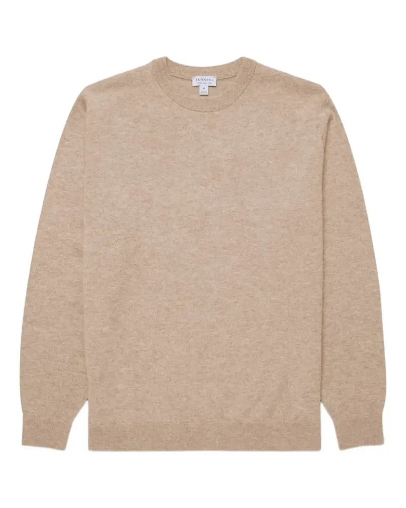Sunspel Pullover mit Rundhalsausschnitt - Nude Nude