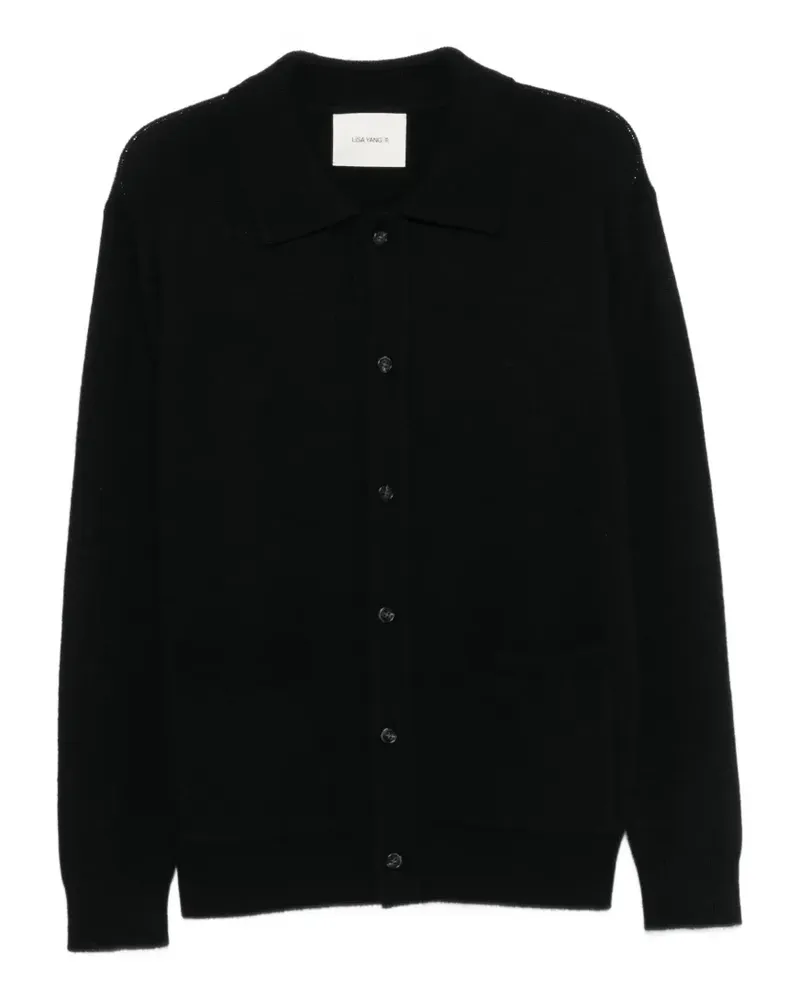 Lisa Yang Maximilian button-up cardigan - Schwarz Schwarz