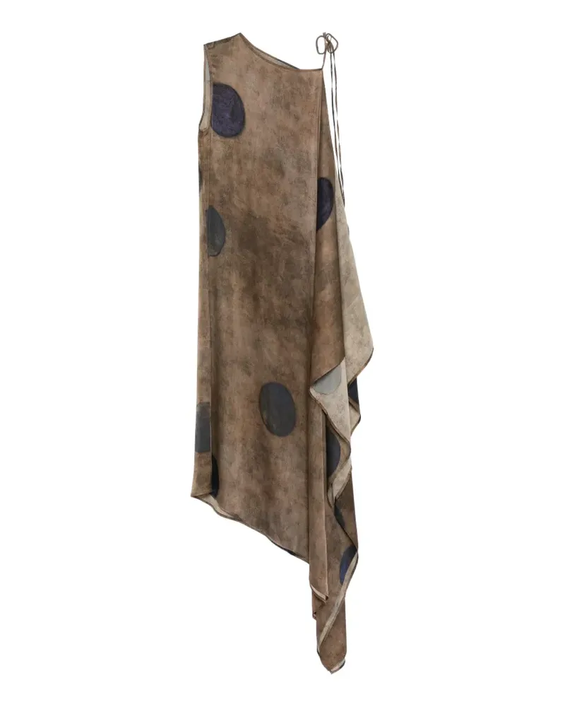 Uma Wang Avery asymmetric dress - Braun Braun