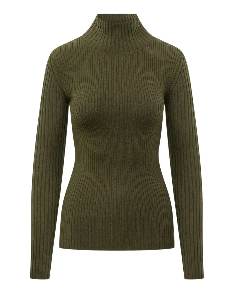 Victoria Beckham Gerippter Pullover - Grün Grün