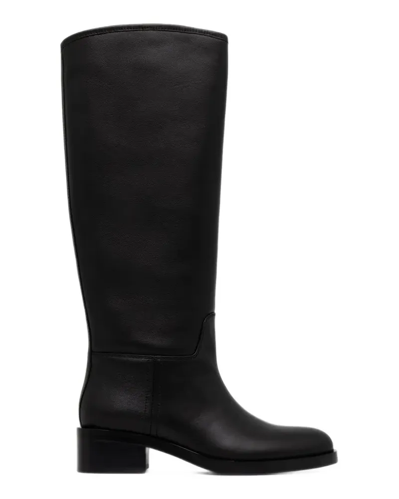 Jeffrey Campbell Torrential knee-high leather boots - Schwarz Schwarz