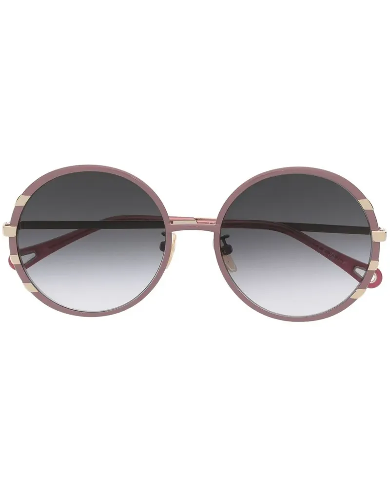Chloé Sonnenbrille mit rundem Gestell - Rosa Rosa