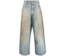 2023 Halbhohe Wide-Leg-Jeans